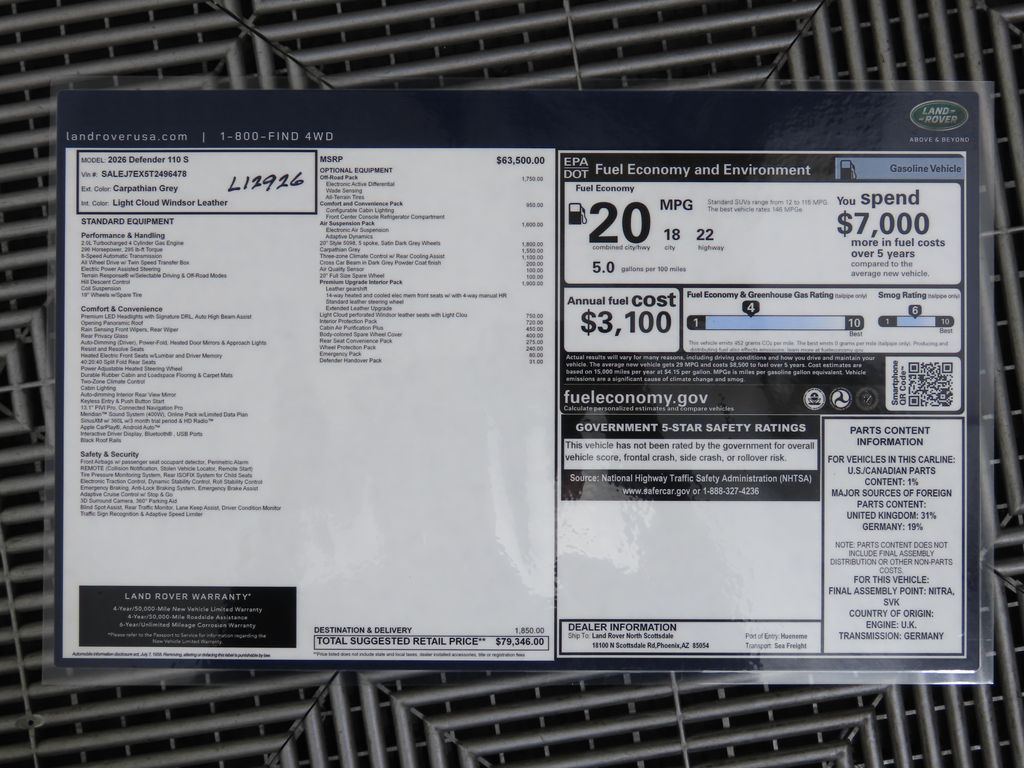 Thumbnail: 2026 Land Rover Defender - 9