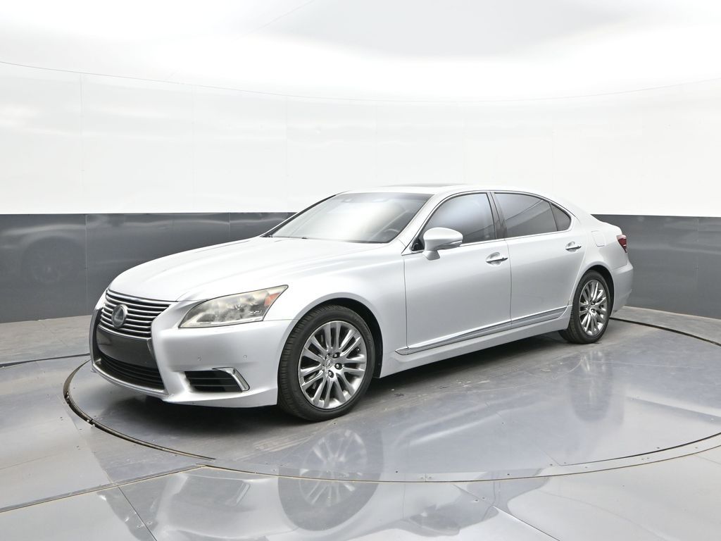 Gray (Liquid Platinum) 2013 Lexus LS Sedan Rear-Wheel Drive 8-Speed Automatic