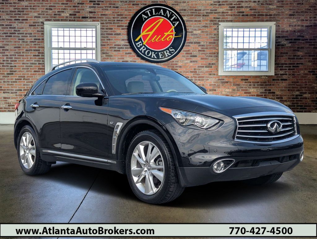 Black Obsidian 2015 INFINITI QX70 RWD SUV / Crossover Rear-Wheel Drive 7-Speed Automatic