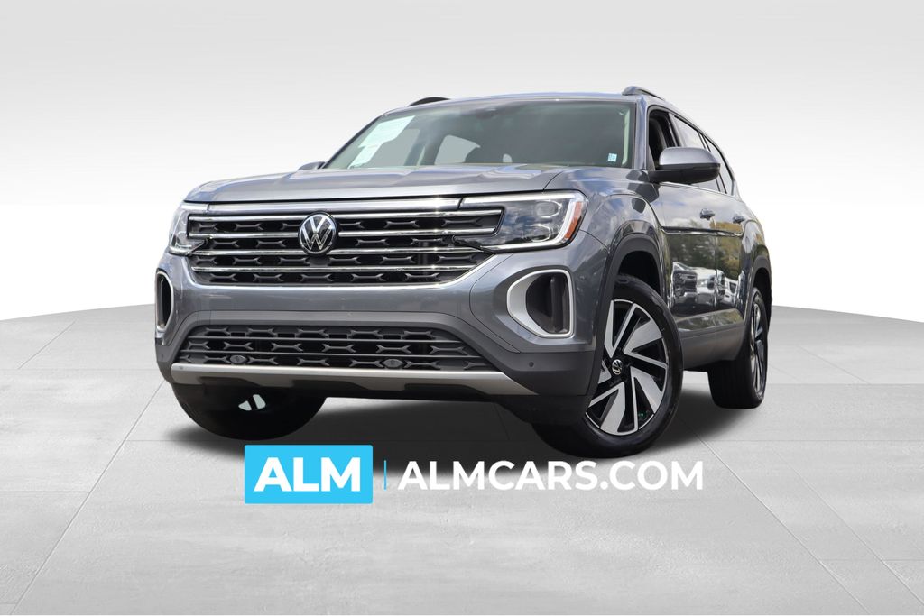Gray 2025 Volkswagen Atlas SE FWD with Technology SUV / Crossover Front-Wheel Drive 8-Speed Automatic