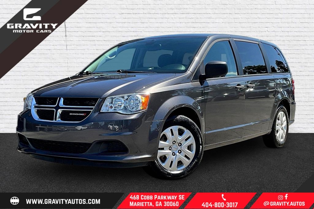Gray (Granite Crystal Metallic Clearcoat) 2019 Dodge Grand Caravan Minivan Front-Wheel Drive 6-Speed Automatic