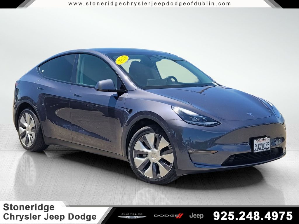 Gray 2023 Tesla Model Y SUV / Crossover All-Wheel Drive 1-Speed Automatic