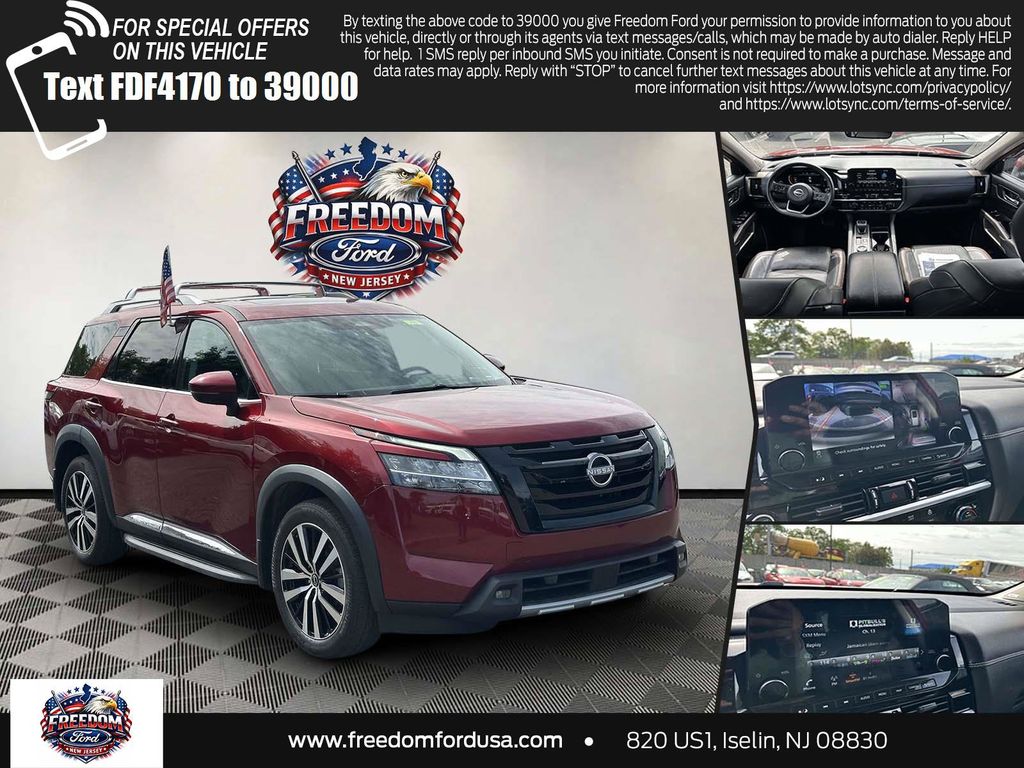 Red (Scarlet Ember Tintcoat) 2023 Nissan Pathfinder SUV / Crossover All-Wheel Drive 9-Speed Automatic