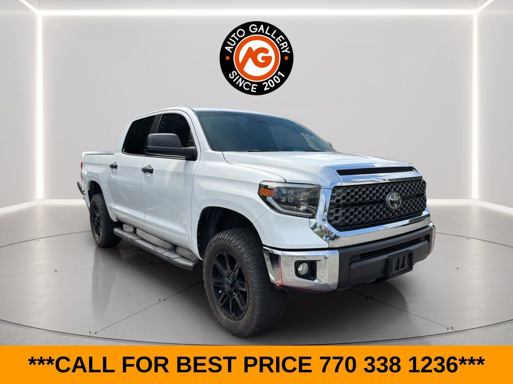 Super White 2020 Toyota Tundra Pickup Truck Four-Wheel Drive 6-Speed Automatic