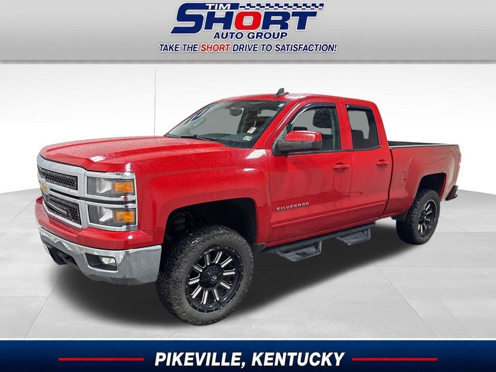Victory Red 2015 Chevrolet Silverado 1500 Pickup Truck Four-Wheel Drive 6-Speed Automatic Overdrive