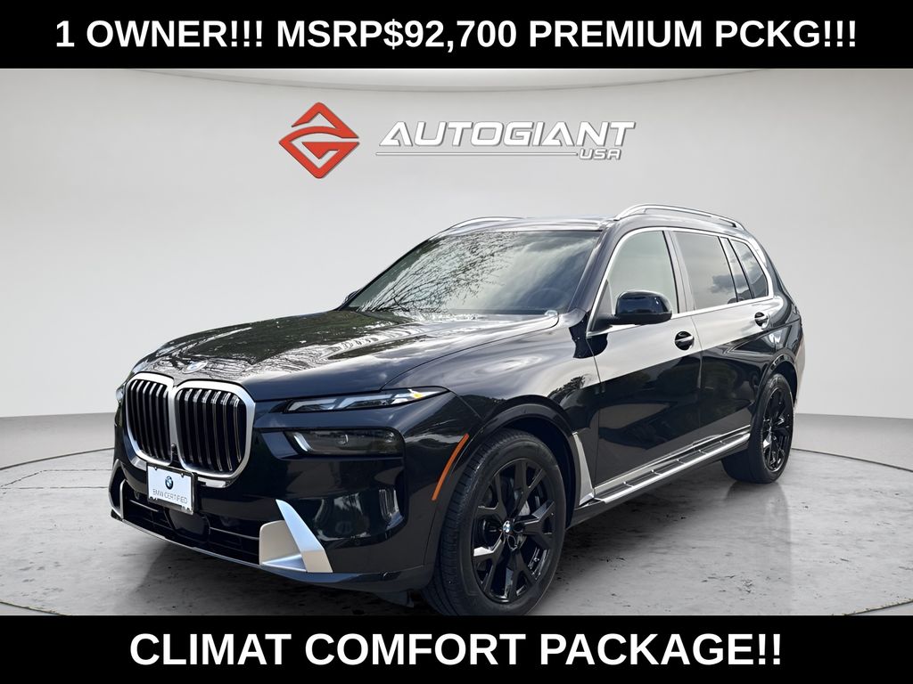 Black Sapphire Metallic 2026 BMW X7 SUV / Crossover All-Wheel Drive 8-Speed Automatic