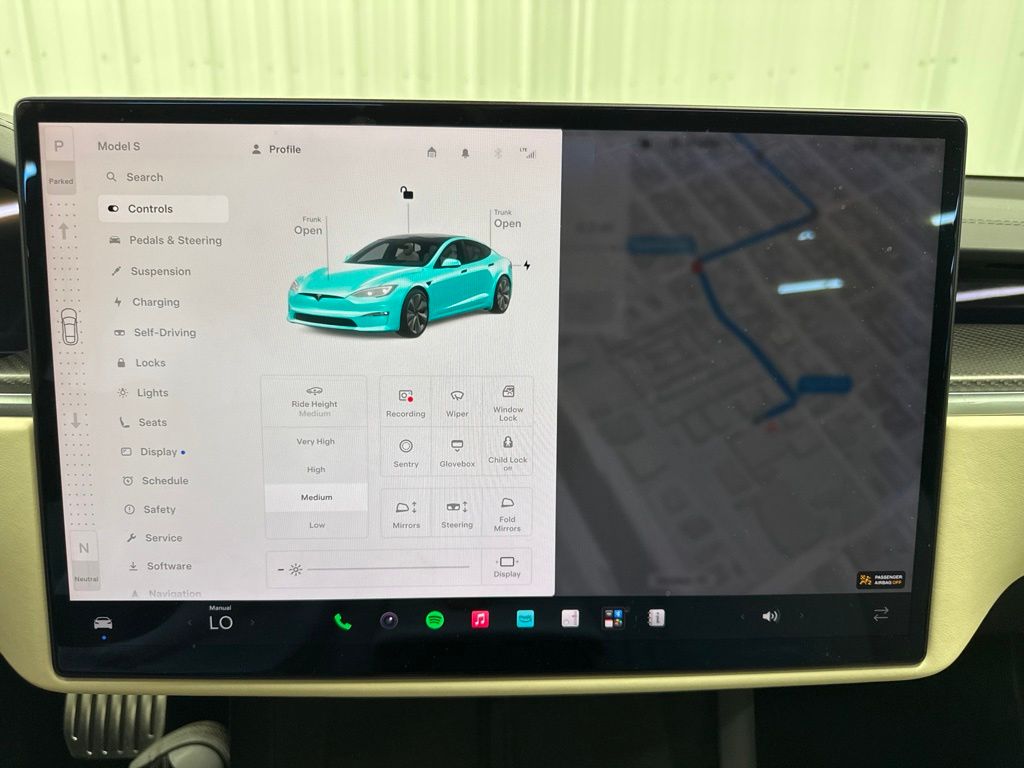 2022 Tesla Model S Plaid Blue at Ultimate Motorsports