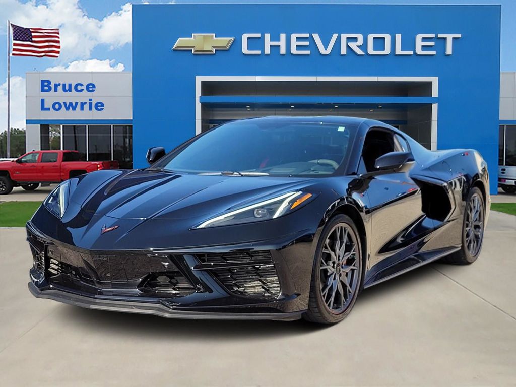 Black 2023 Chevrolet Corvette Coupe Rear-Wheel Drive 8-Speed Dual Clutch