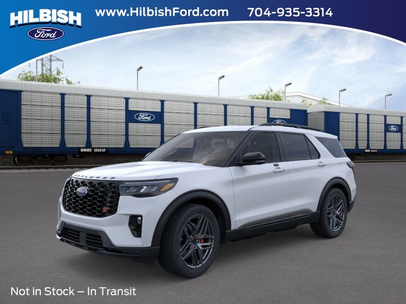 Space White Metallic 2026 Ford Explorer SUV / Crossover All-Wheel Drive Automatic