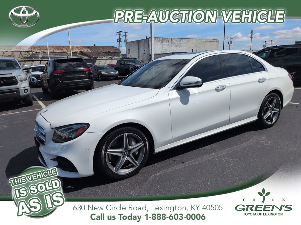 White 2018 Mercedes-Benz E-Class E 300 4MATIC Sedan AWD Sedan All-Wheel Drive 9-Speed Automatic