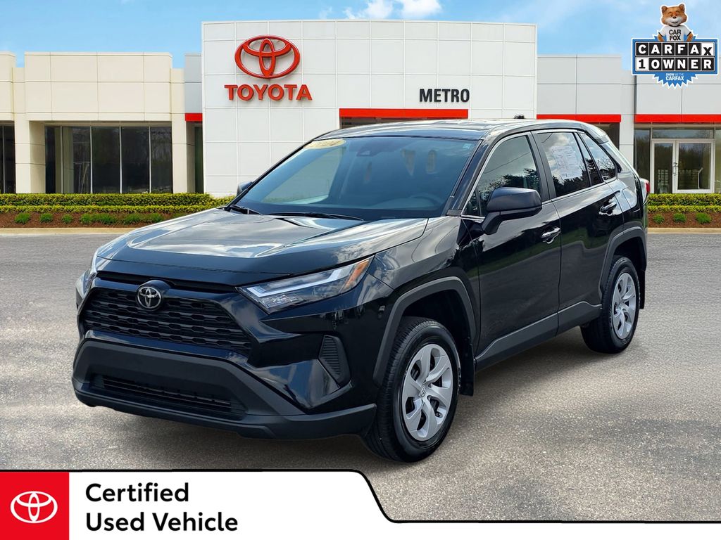 Midnight Black Metallic 2024 Toyota RAV4 LE AWD SUV / Crossover All-Wheel Drive 8-Speed Automatic
