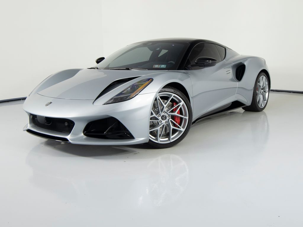 Osmium Silver 2026 Lotus Emira Turbo SE RWD Coupe Rear-Wheel Drive 8-Speed Dual Clutch