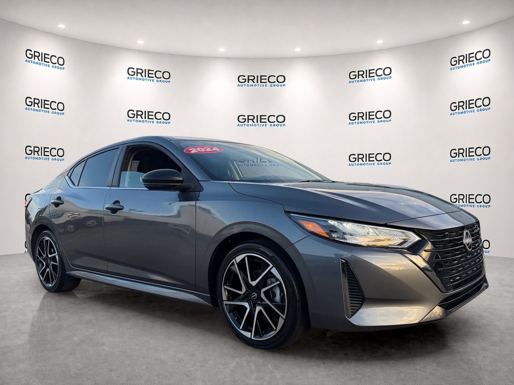 Gray (Gun Metallic) 2024 Nissan Sentra Sedan Front-Wheel Drive Continuously Variable Transmission