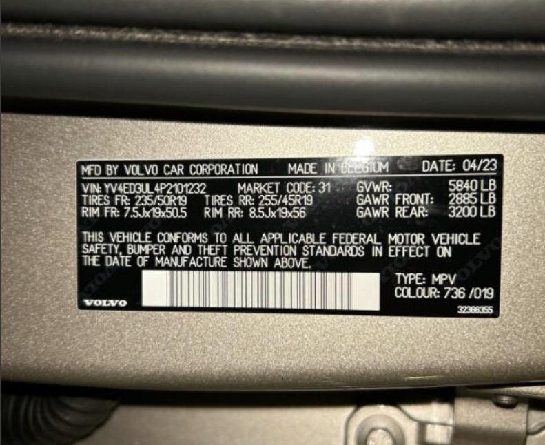 Used 2023 Volvo XC40 Plus with VIN YV4ED3UL4P2101232 for sale in Bethesda, MD