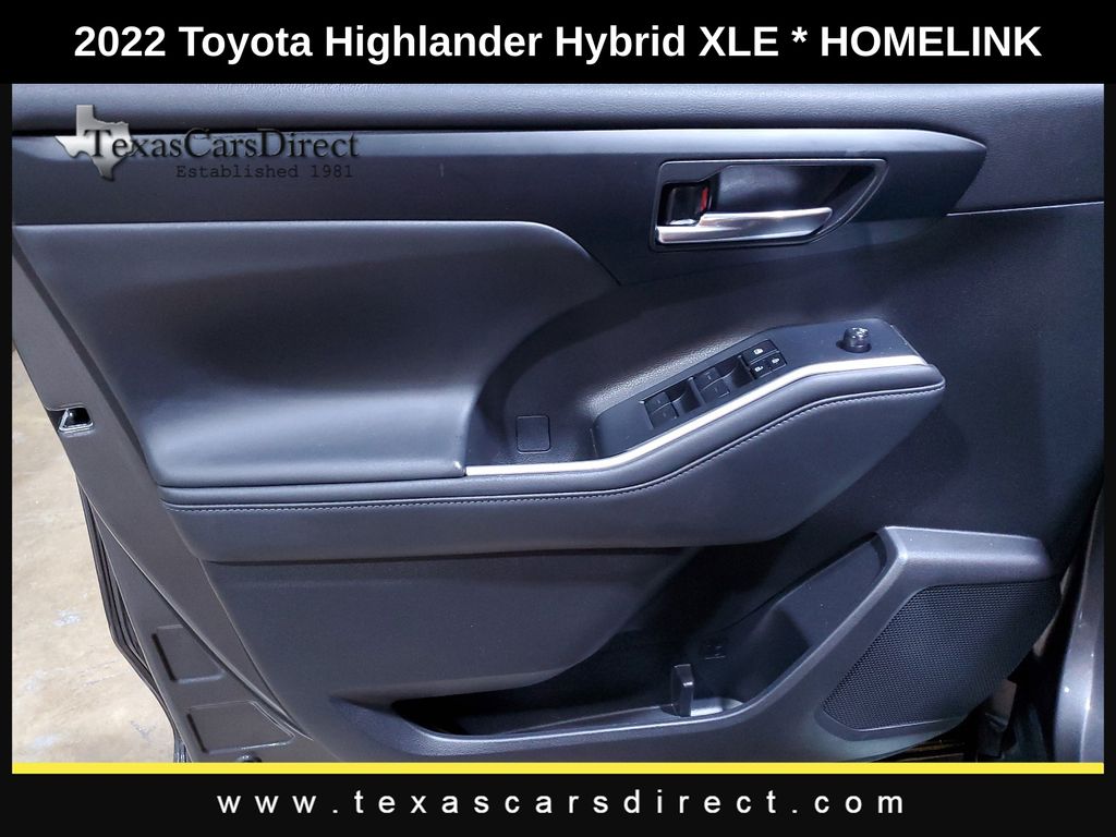 2022 Toyota Highlander Hybrid XLE 9