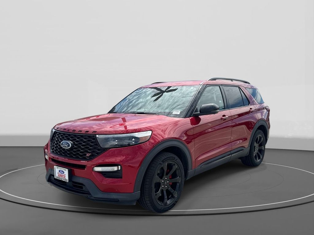 Red Metallic 2022 Ford Explorer ST AWD SUV / Crossover All-Wheel Drive Automatic
