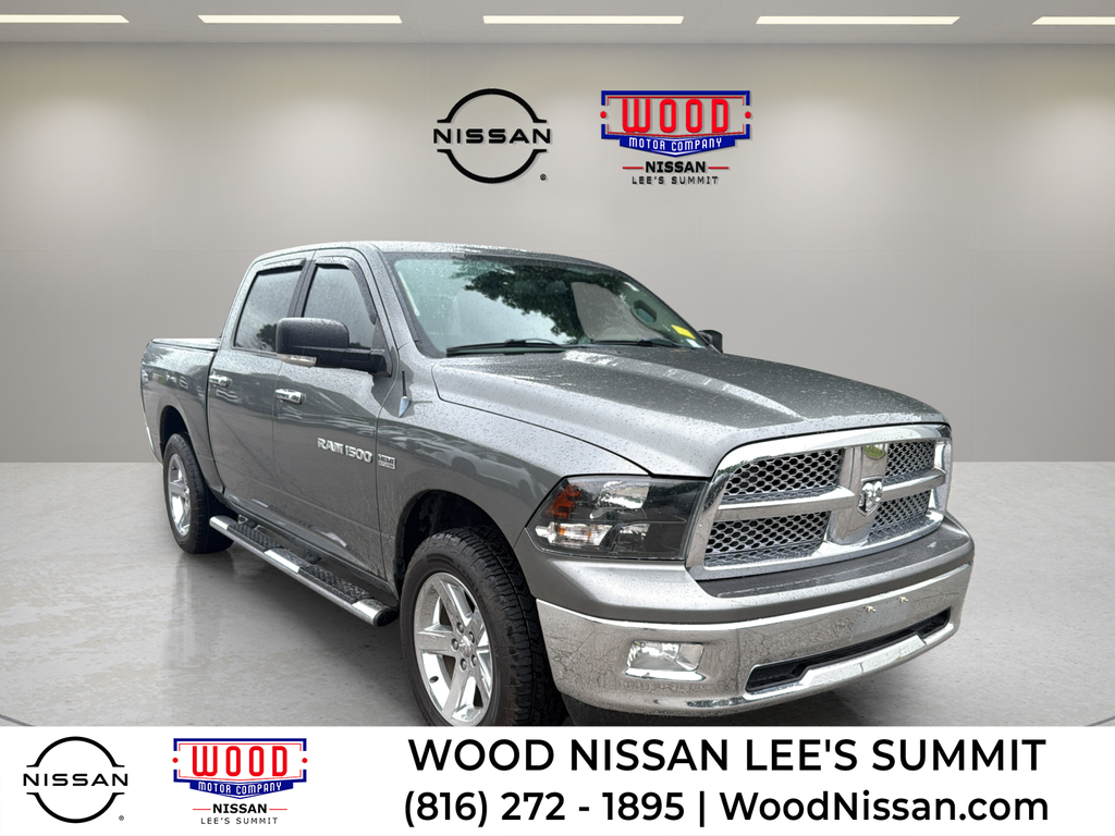 Mineral Gray Metallic Clearcoat 2012 RAM 1500 Big Horn Crew Cab 4WD Pickup Truck Four-Wheel Drive 6-Speed Automatic