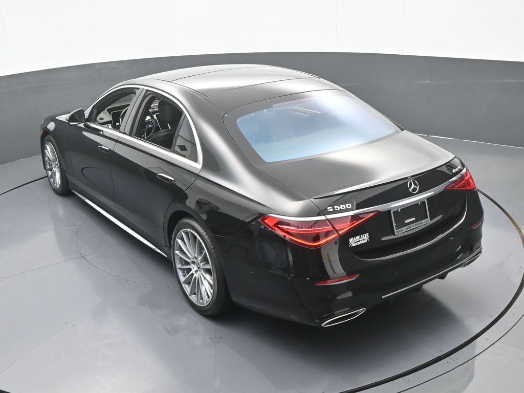 Used 2021 Obsidian Black/designo Diamon White Mercedes-Benz S 580 image 60