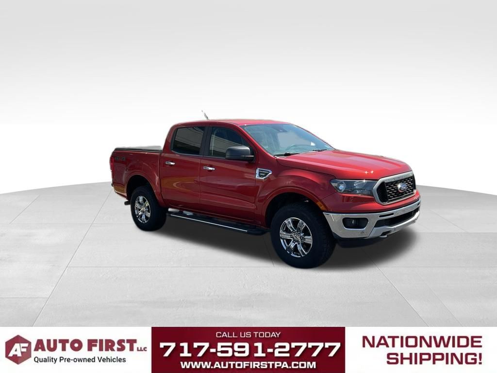 Chili Pepper Red 2019 Ford Ranger XLT SuperCrew 4WD Pickup Truck Four-Wheel Drive Automatic