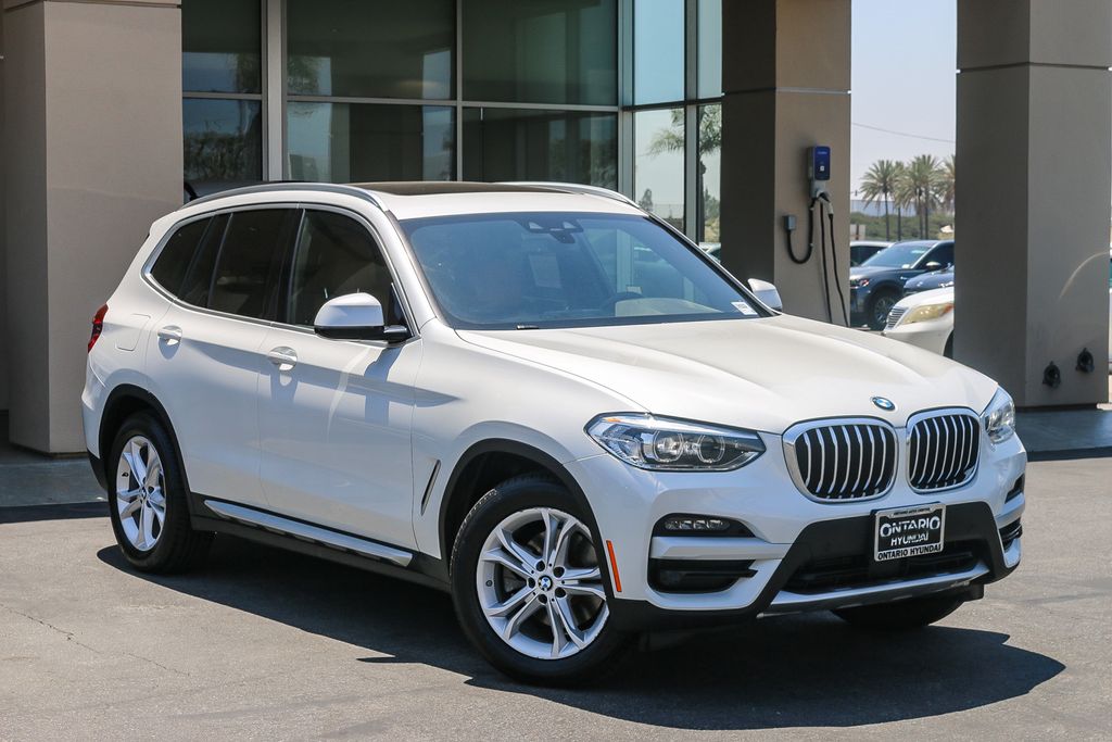 Mineral White Metallic 2020 BMW X3 SUV / Crossover All-Wheel Drive 8-Speed Automatic