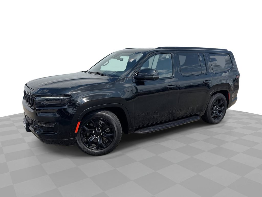 Diamond Black Crystal Pearlcoat 2024 Jeep Wagoneer SUV / Crossover Four-Wheel Drive 8-Speed Automatic
