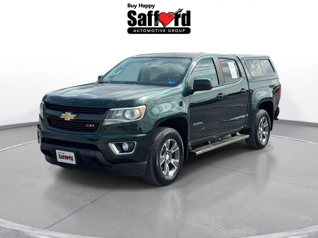 Rainforest Green Metallic 2015 Chevrolet Colorado Pickup Truck Four-Wheel Drive 6-Speed Automatic