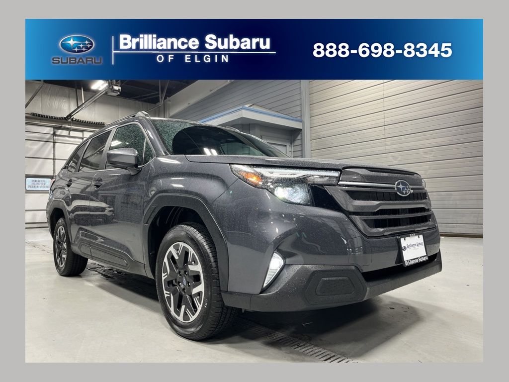 Gray Metallic 2026 Subaru Forester SUV / Crossover All-Wheel Drive Continuously Variable Transmission