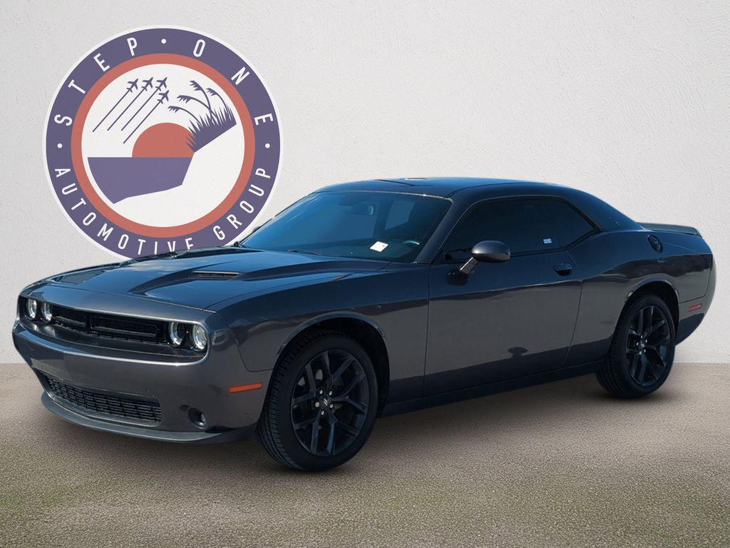 Gray (Granite Crystal Metallic Clearcoat) 2021 Dodge Challenger Coupe Rear-Wheel Drive 8-Speed Automatic