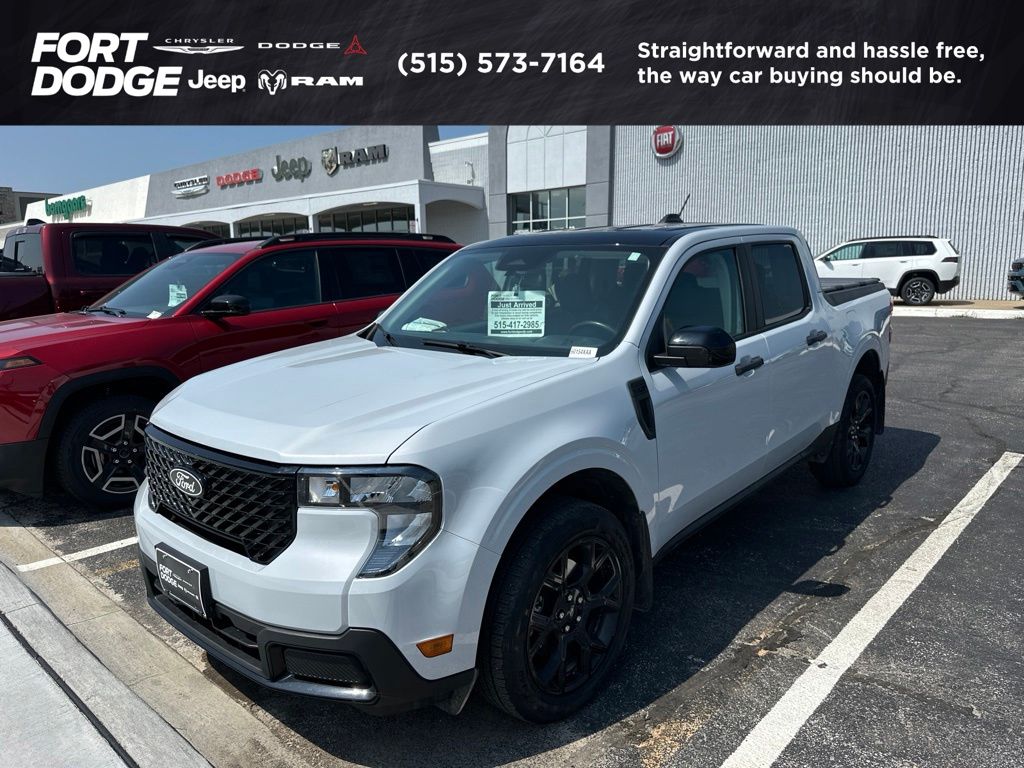 White Metallic 2025 Ford Maverick Pickup Truck All-Wheel Drive 8-Speed Automatic