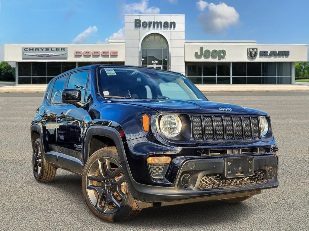 Black Clearcoat 2021 Jeep Renegade Sport 4WD SUV / Crossover Four-Wheel Drive 9-Speed Automatic