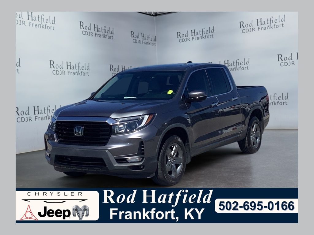 Sonic Gray Pearl 2023 Honda Ridgeline Pickup Truck All-Wheel Drive 9-Speed Automatic