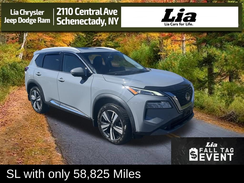 Boulder Gray Pearl 2021 Nissan Rogue SUV / Crossover All-Wheel Drive Continuously Variable Transmission