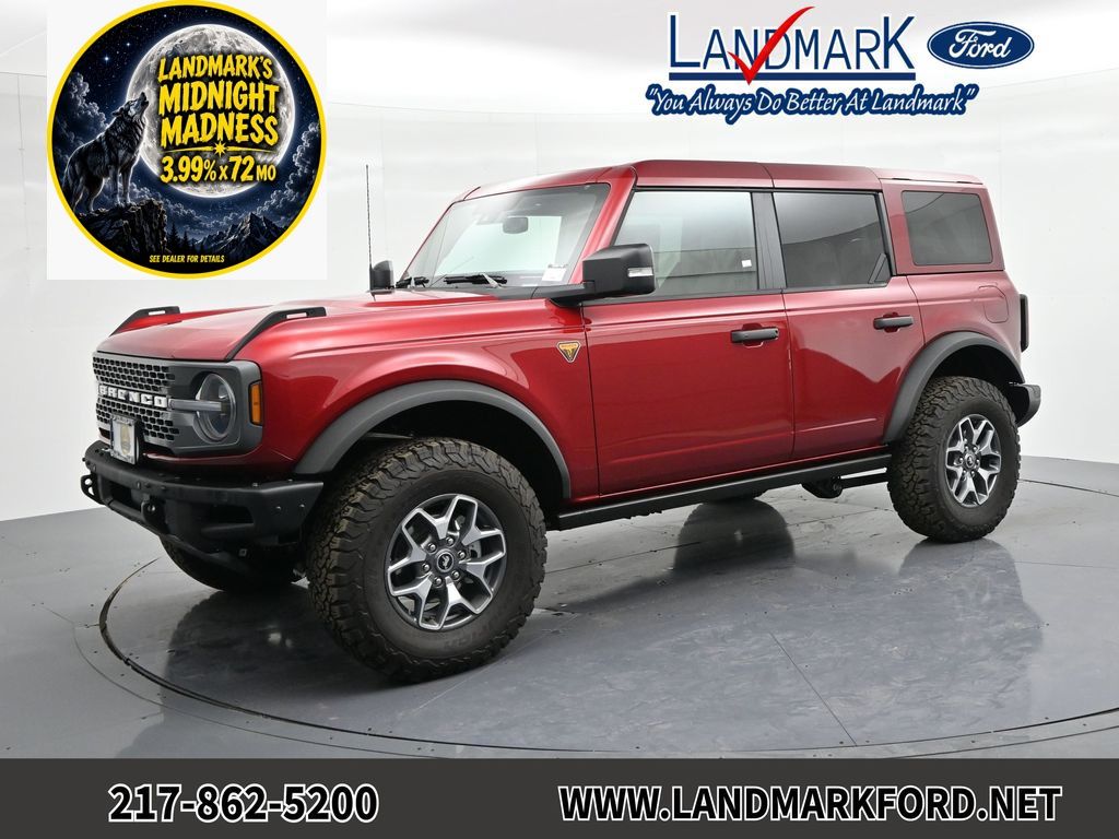 Ruby Red Metallic 2025 Ford Bronco SUV / Crossover Four-Wheel Drive Automatic