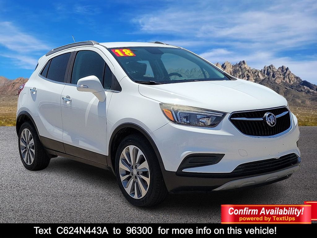 Summit White 2018 Buick Encore SUV / Crossover Front-Wheel Drive 6-Speed Automatic Overdrive