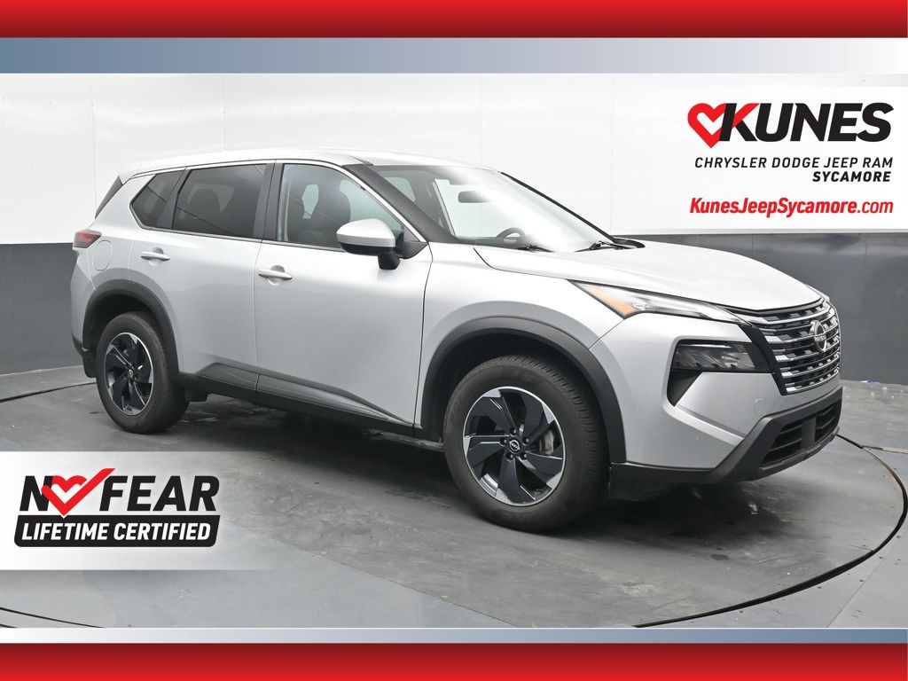 Brilliant Silver Metallic 2025 Nissan Rogue SUV / Crossover All-Wheel Drive Continuously Variable Transmission