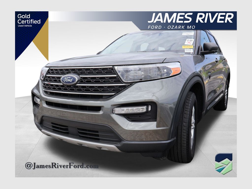 Gray Metallic 2024 Ford Explorer SUV / Crossover All-Wheel Drive Automatic