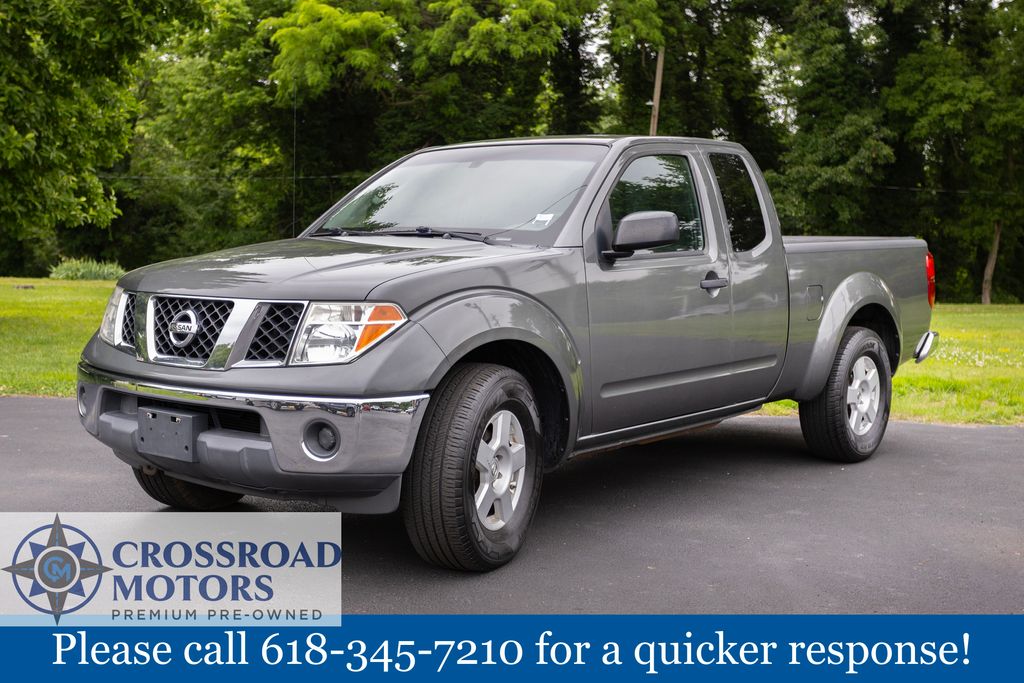 Storm Gray Metallic 2005 Nissan Frontier 4 Dr SE King Cab SB Pickup Truck Rear-Wheel Drive 5-Speed Automatic Overdrive
