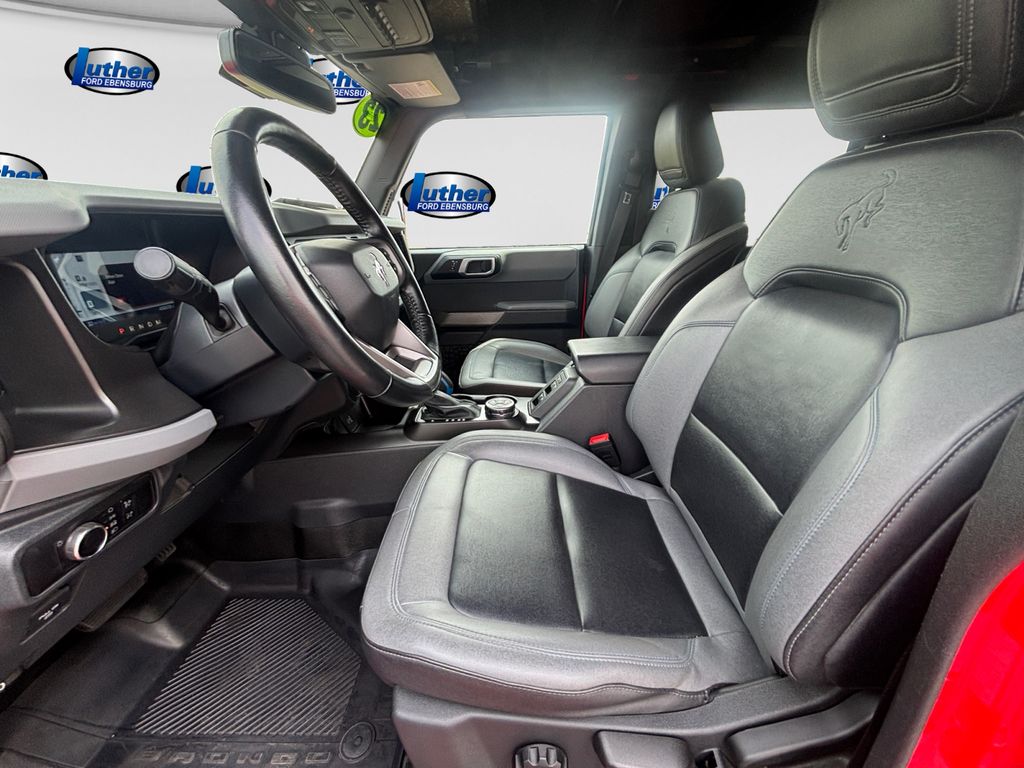 2023 Ford Bronco Black Diamond Red at Phil Fitts Ford
