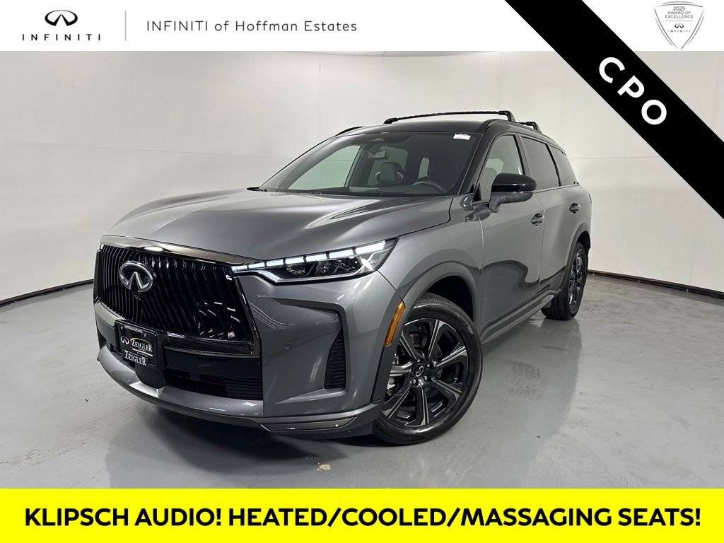 Gray (Graphite Shadow/Blk Obsid) 2026 INFINITI QX60 SUV / Crossover All-Wheel Drive 9-Speed Automatic