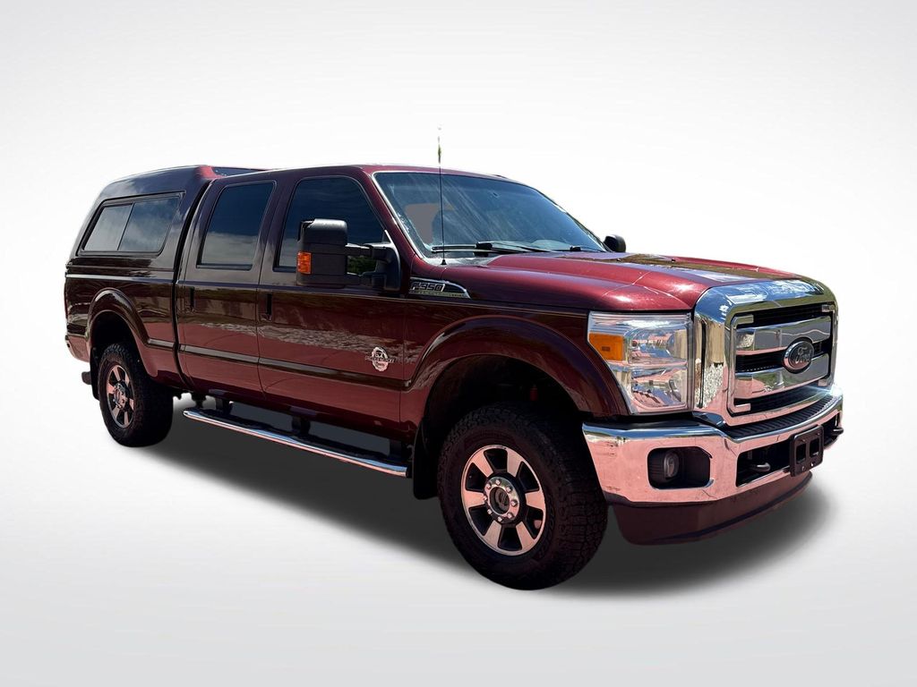 Bronze 2015 Ford F-350 Super Duty Lariat Crew Cab 4WD Pickup Truck Four-Wheel Drive 6-Speed Automatic