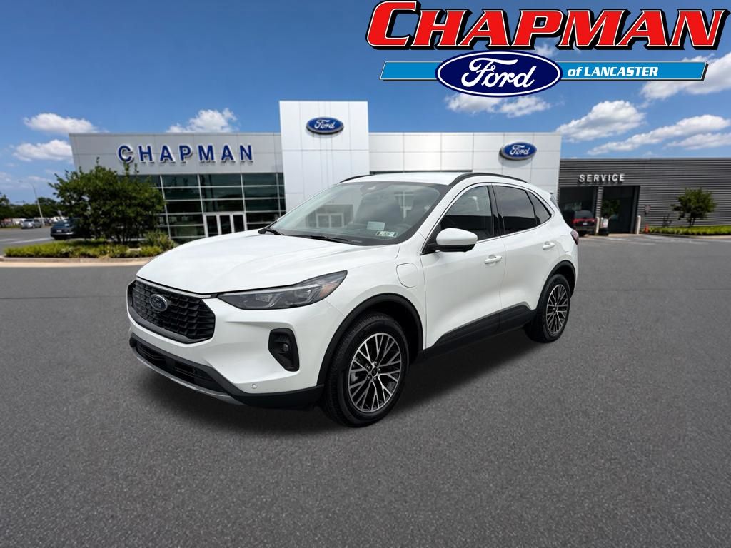 White Metallic 2025 Ford Escape Hybrid Plug-in SUV / Crossover Front-Wheel Drive Continuously Variable Transmission
