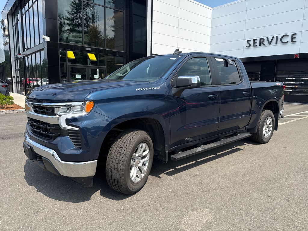 Northsky Blue Metallic 2023 Chevrolet Silverado 1500 Pickup Truck Four-Wheel Drive 8-Speed Automatic