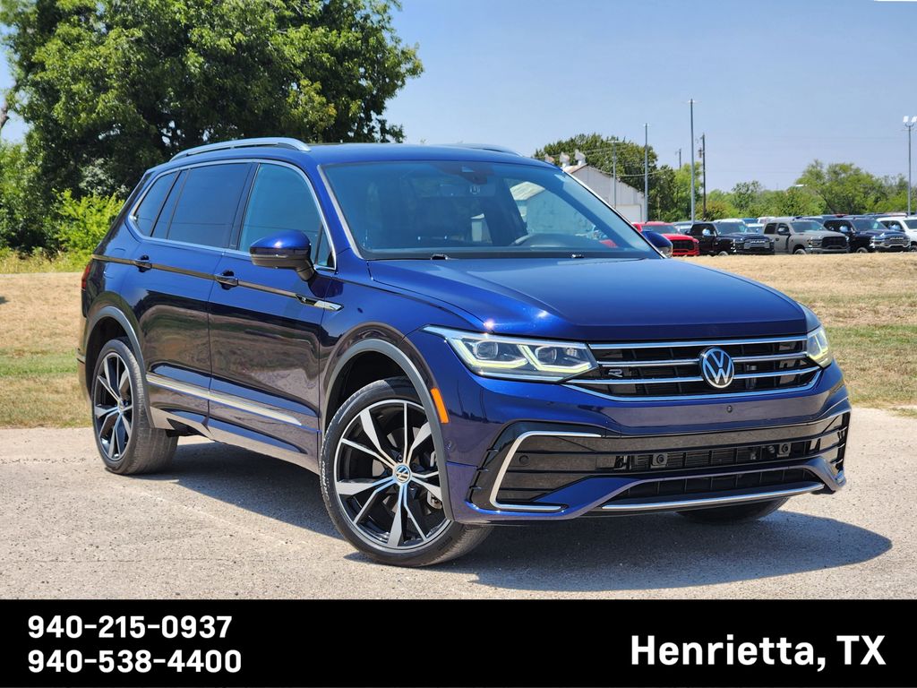 Blue 2022 Volkswagen Tiguan SUV / Crossover All-Wheel Drive 8-Speed Automatic
