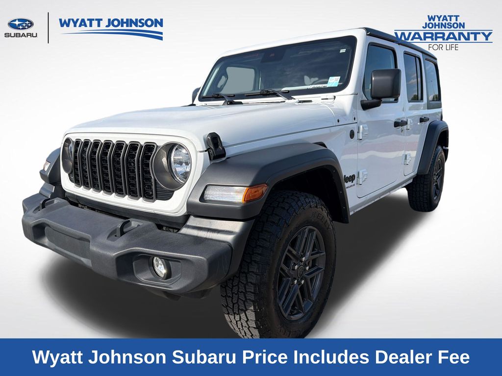 Bright White Clearcoat 2024 Jeep Wrangler SUV / Crossover Four-Wheel Drive 8-Speed Automatic