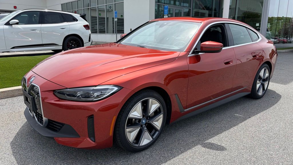 Sunset Orange Metallic 2024 BMW i4 xDrive40 Gran Coupe AWD Sedan All-Wheel Drive Automatic