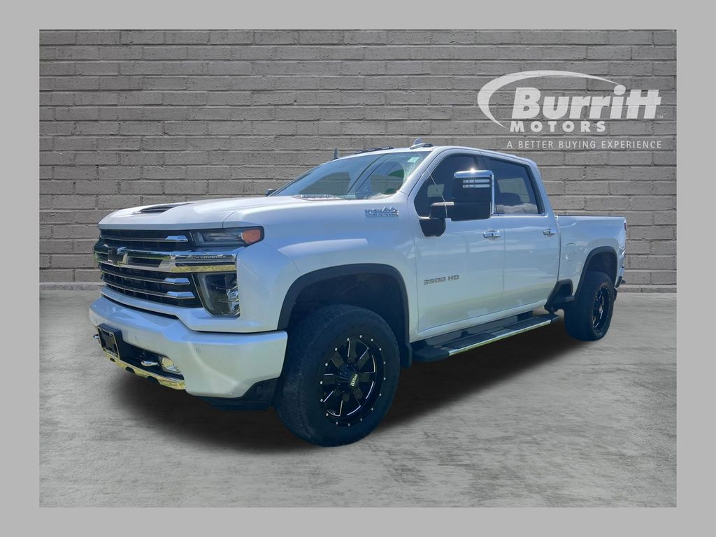 White (Iridescent Pearl Tricoat) 2020 Chevrolet Silverado 3500HD Pickup Truck Four-Wheel Drive Automatic
