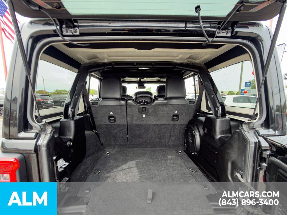 Used 2022 Black Clearcoat Jeep Unlimited Sahara High Altitude image 24