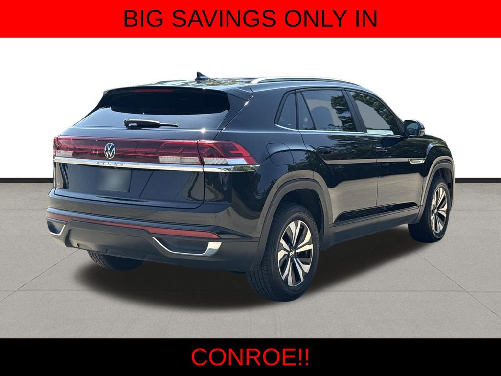 2024 Volkswagen Atlas Cross Sport 2.0T SE Black at DeMontrond Gulf Freeway