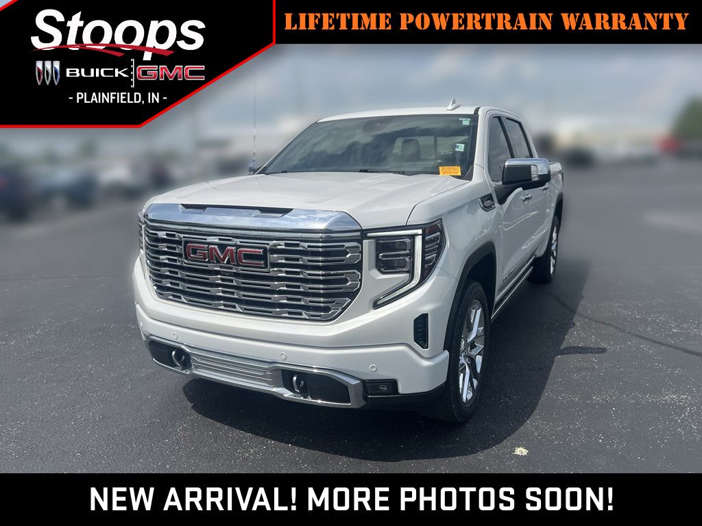 White Frost Tricoat 2023 GMC Sierra 1500 Pickup Truck Four-Wheel Drive Automatic
