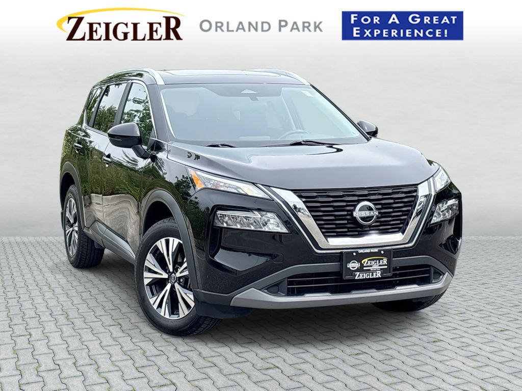 Super Black 2023 Nissan Rogue SUV / Crossover All-Wheel Drive Continuously Variable Transmission